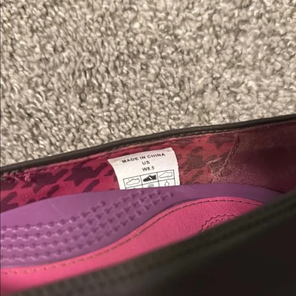 Crocs brown ballet wedge 8.5 - Picture 6 of 7